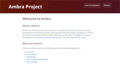 Desktop Screenshot of ambraproject.org
